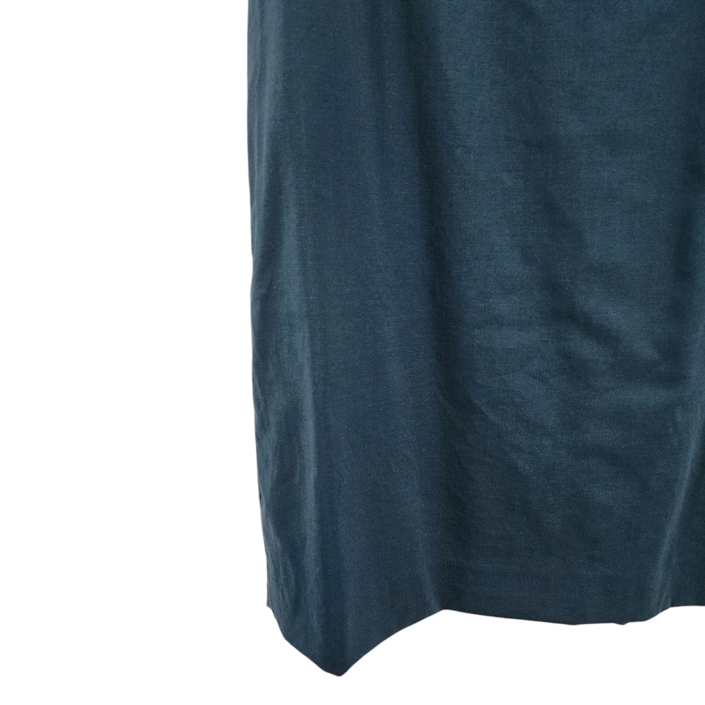 Theory Women's Wool Solid Short Sleeves Shift Dress - 2 - Picture 4 of 6